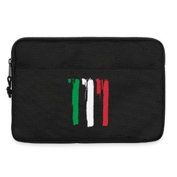 Drapeau italien - Sacoche pour ordinateur portable 13 pouces - noir - Devant