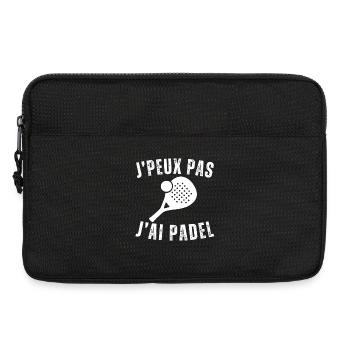 I can't I have padel gift padelist - Laptop bag 13" - black - Front
