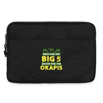 Okapi Tier - Laptoptasche 13" - Schwarz - Vorne