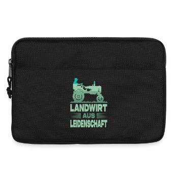 Landwirt Geschenke Landwirtschaft Traktor Bauer - Laptoptasche 13" - Schwarz - Vorne