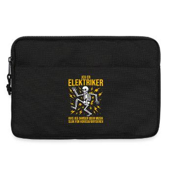 Electrician, I'm an Electrician, Electrician fun - Laptop bag 13" - black - Front
