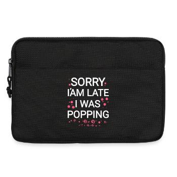 Tut mir leid  - Laptoptasche 13" - Schwarz - Vorne