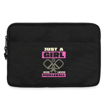 Just a Girl Who Loves Pickleball - Laptoptasche 13" - Schwarz - Vorne