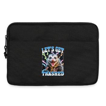 Funny Opossum - Laptop bag 13" - black - Front