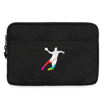 Handball Handball Player Colorful Dad Handball Player - Laptop bag 13" - black - Front