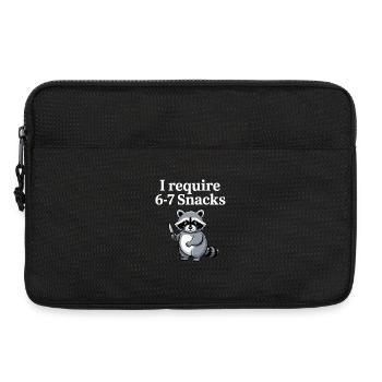 6-7 Refroidisseur de mèmes Internet 6 7 Raton laveur - Sacoche pour ordinateur portable 13 pouces - noir - Devant