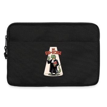 The Eid Lizard in Judge Look Cartoon - Laptop bag 13" - black - Front