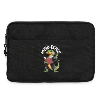 Legal Oath Lizard Funny Reptile Design - Laptop bag 13" - black - Front