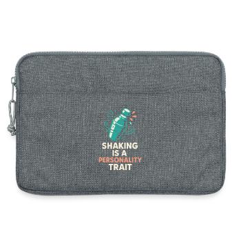Shaker Steckt Fest Anfänger-mixologe - Laptoptasche 13" - Grau meliert - Vorne