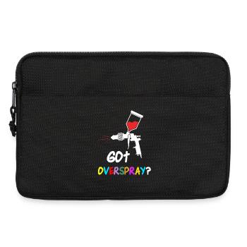 Peinture artistique colorée en surplomb - Sacoche pour ordinateur portable 13 pouces - noir - Devant