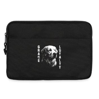 Golden Retriever stilvolles Design - Laptoptasche 13" - Schwarz - Vorne