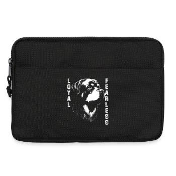 Chien Loyal Rottweiler  - Sacoche pour ordinateur portable 13 pouces - noir - Devant