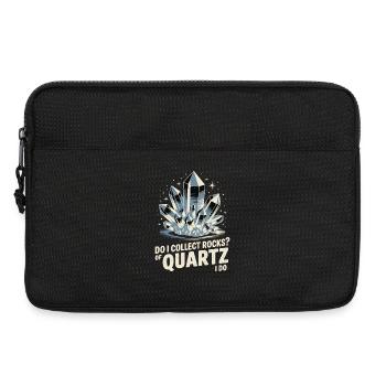 Geologist Do I Collect Rocks Quartz I Do - Sacoche pour ordinateur portable 13 pouces - noir - Devant