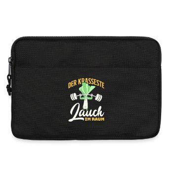Gewichtheber DER KRASSESTE LAUCH IM GYM Lustig - Laptoptasche 13" - Schwarz - Vorne