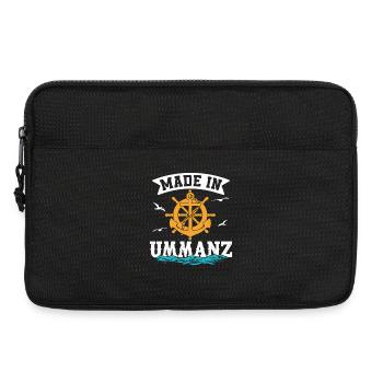 Ostsee Urlaub MADE IN UMMANZ Lustiges - Laptoptasche 13" - Schwarz - Vorne