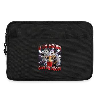 Funny Opossum - Laptop bag 13" - black - Front