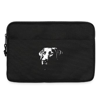 Stilvolles Labrador-Design - Laptoptasche 13" - Schwarz - Vorne