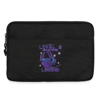 Level 8 Up Legend Kopfhörer - Laptoptasche 13" - Schwarz - Vorne