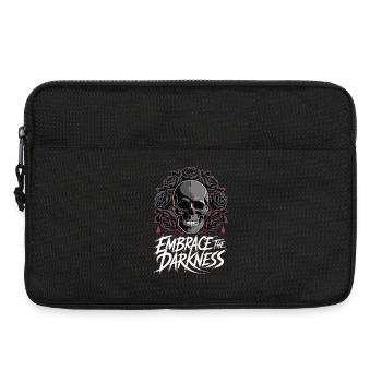 Umarme die Dunkelheit Schädelrosen - Laptoptasche 13" - Schwarz - Vorne