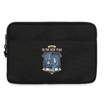 Prost auf die Neujahrsfeier 2026 - Laptoptasche 13" - Schwarz - Vorne