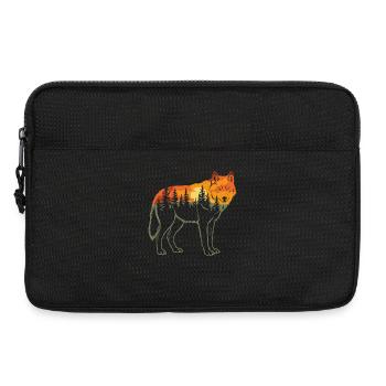 Loup, Forêt, Nature, Nature sauvage, Extérieur, Animal - Sacoche pour ordinateur portable 13 pouces - noir - Devant