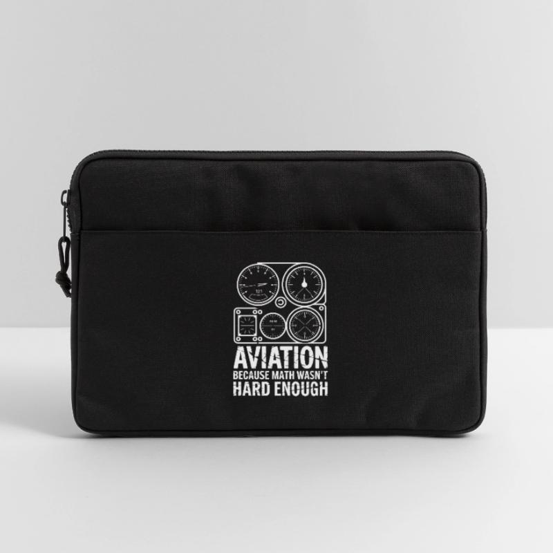 L’aviation parce que les maths n’étaient pas assez difficiles Plus drôle Sacoche pour ordinateur portable 13 pouces