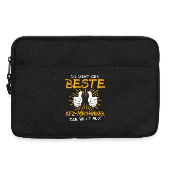 Idée cadeau pour mécanicien automobile - Sacoche pour ordinateur portable 13 pouces - noir - Devant