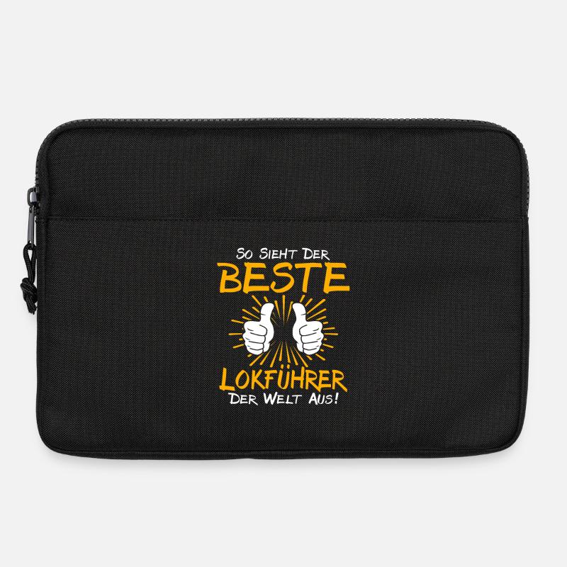 Lokführer Geschenkidee - Laptoptasche 13" - Schwarz