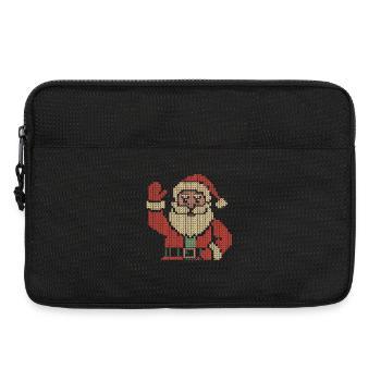  Weihnachtsmann Ugly Christmas Sweater Stil - Laptoptasche 13" - Schwarz - Vorne