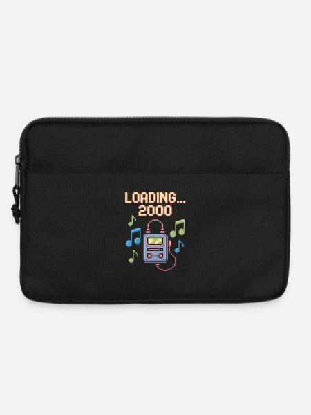 Retro Pixel Design – Loading 2000 - Laptop bag 13" - black