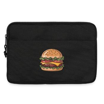 Fresh burger enjoyment - Laptop bag 13" - black - Front
