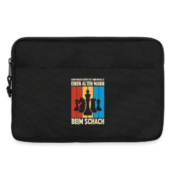 Chess Player Gifts Chess Accessories Chessboard - Laptop bag 13" - black - Front