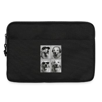 Golden Retriever - Laptoptasche 13" - Schwarz - Vorne