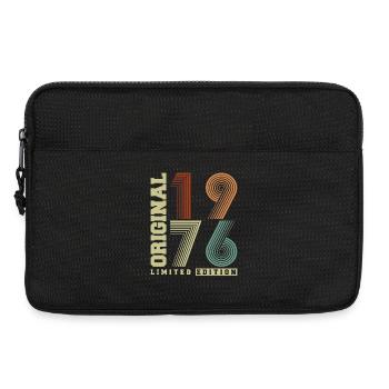 Original 1976 Jahrgang Vintage Geburtstag Retro - Laptoptasche 13" - Schwarz - Vorne