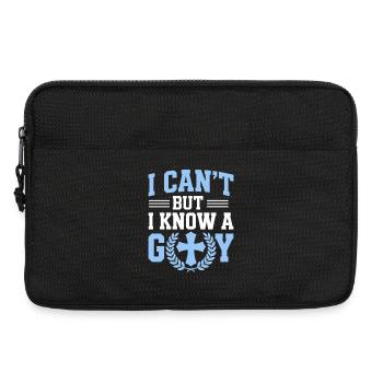 Ich Kann Nicht, Kenne Gott - Laptoptasche 13" - Schwarz - Vorne
