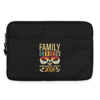 Family Cruise Crew 2026 Making Memories Together - Laptoptasche 13" - Schwarz - Vorne