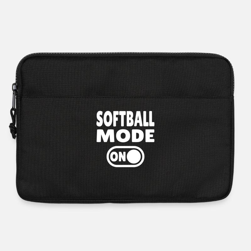 Softball Mode ON - Laptoptasche 13" - Schwarz