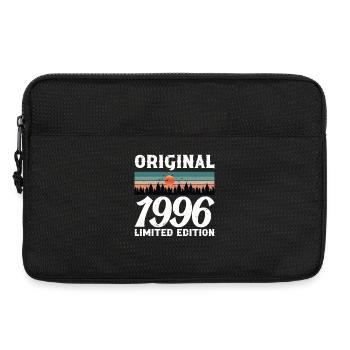 Cadeau d'anniversaire 1996 Original Rétro Vintage - Sacoche pour ordinateur portable 13 pouces - noir - Devant