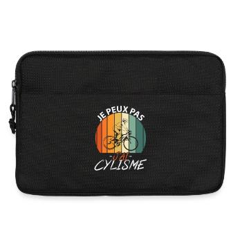 Ich kann nicht, ich habe Radfahren. - Laptoptasche 13" - Schwarz - Vorne