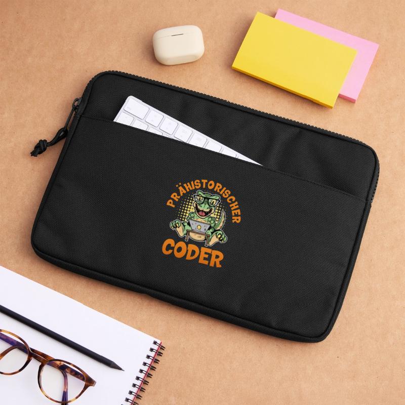 Coding PRÄHISTORISCHER CODER Lustiges Laptoptasche 13"