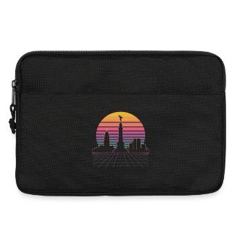 Sonnenuntergang Skyline - Mexico City - Laptoptasche 13" - Schwarz - Vorne