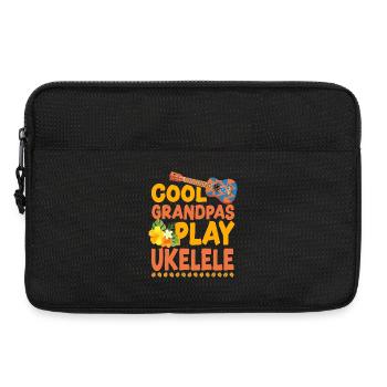 Ukulélé hawaïen uke Grand-parents cool - Sacoche pour ordinateur portable 13 pouces - noir - Devant