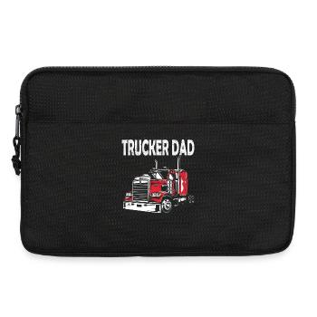 Trucker Father Truck Design - Laptop bag 13" - black - Front