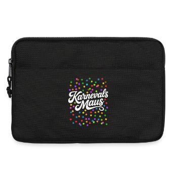 Karnevals Maus Konfetti Kostüm - Laptoptasche 13" - Schwarz - Vorne