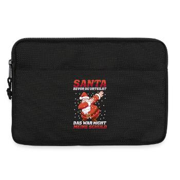 Santa Claus Christmas Time Naughty Christmas - Laptop bag 13" - black - Front