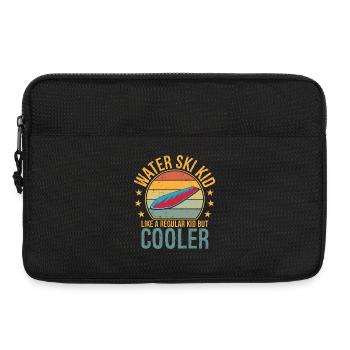 Funny Water Ski Kid Water Sports Water Skiing - Laptop bag 13" - black - Front