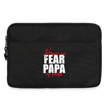 Don't be afraid, dad's here - Laptop bag 13" - black - Front