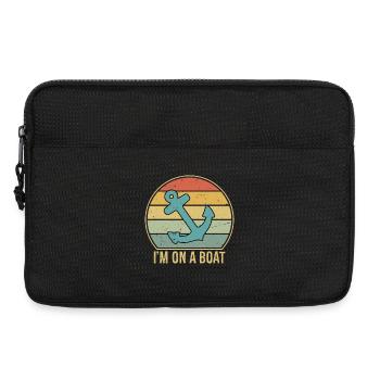 I'm On A Boat - Laptoptasche 13" - Schwarz - Vorne