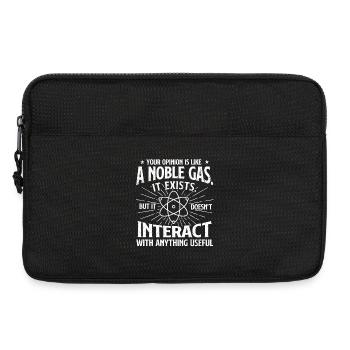 Ton avis est comme un sarcastique sur le gaz noble - Sacoche pour ordinateur portable 13 pouces - noir - Devant