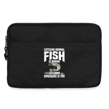 Alligator Gar Angelplatz Angelrute Alligator Gar - Laptoptasche 13" - Schwarz - Vorne